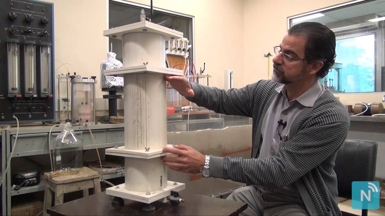 USP - Biofiltro consome gás do efeito estufa em aterro sanitário
