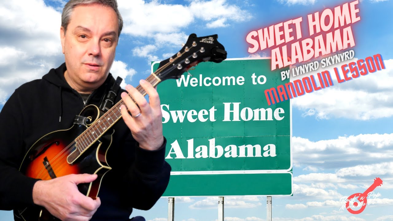 Sweet Home Alabama (Lynyrd Skynyrd) – Mandolin Lesson #rockpopmandolin