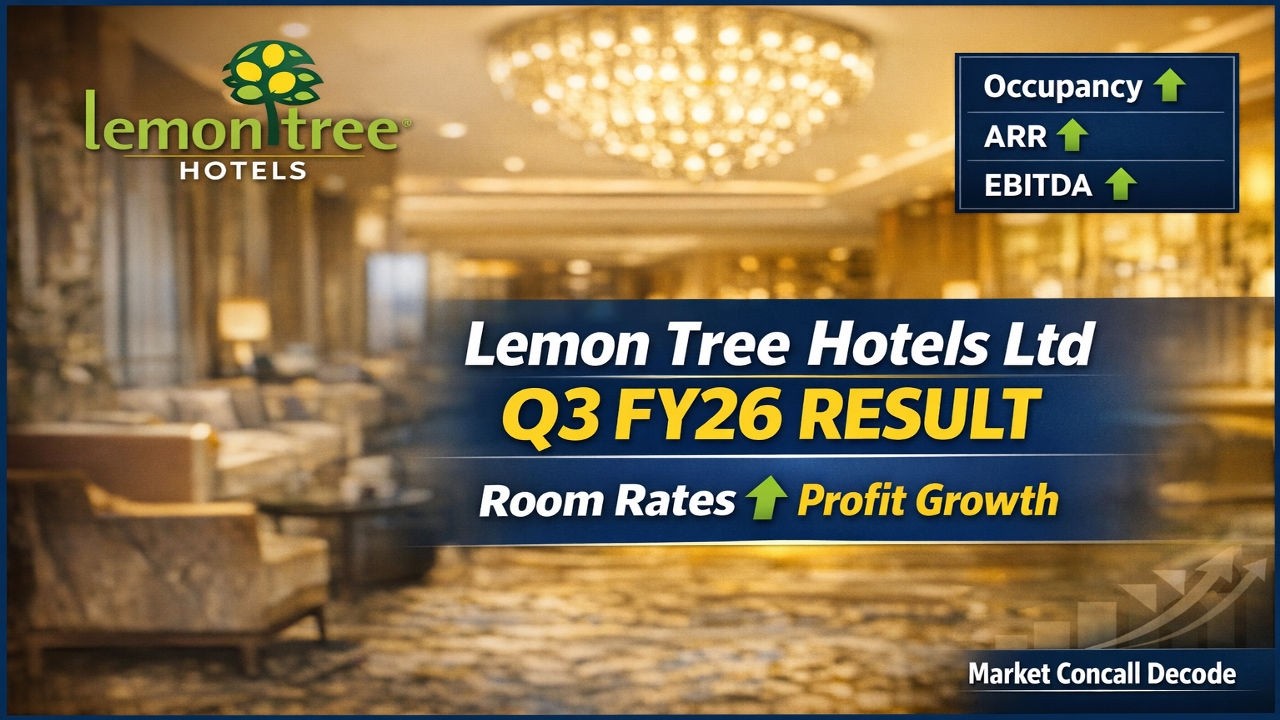 Lemon Tree Hotels Q3 FY26 Results Analysis | Room Rates, Expansion Plan & Profit Growth | Hindi