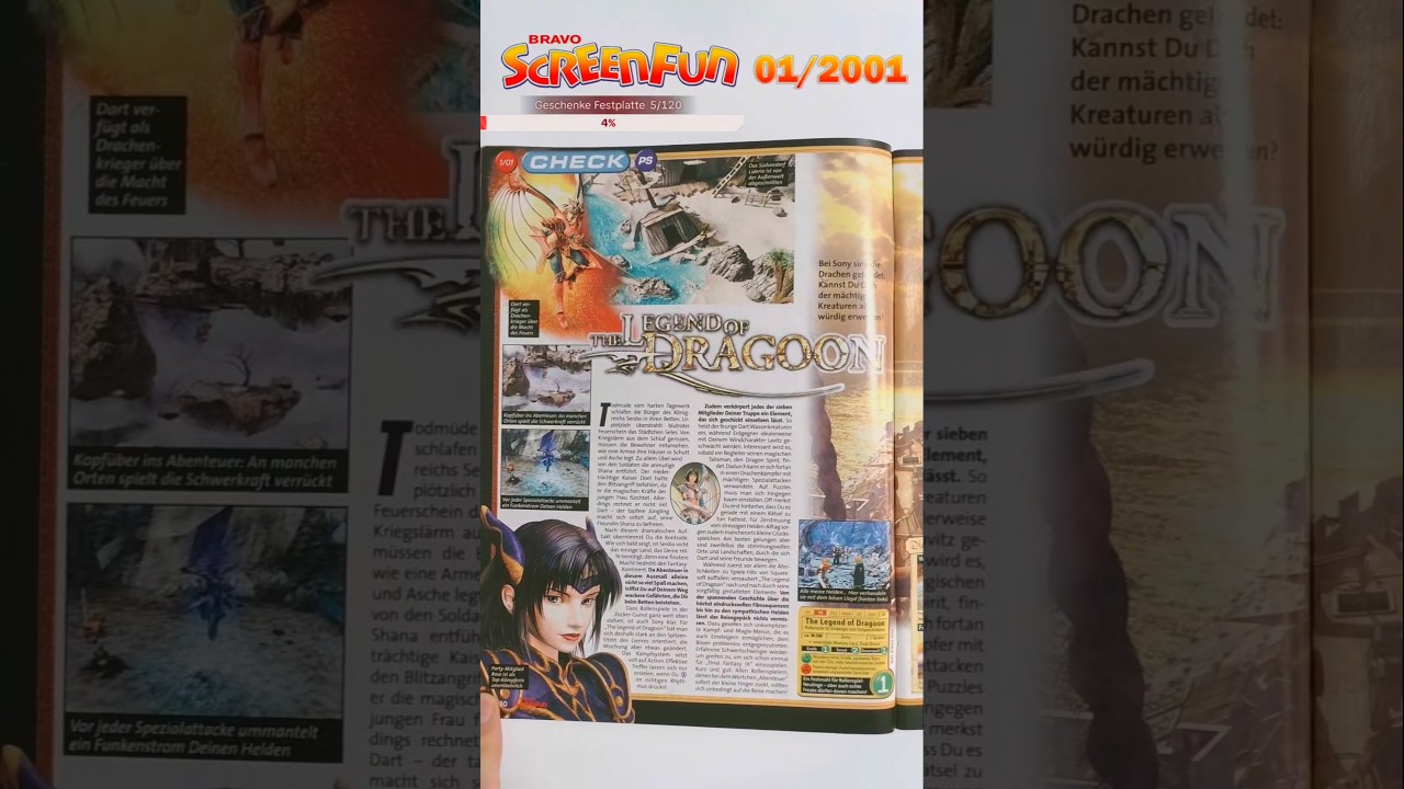 Legend of Dragoon PS1Bravo ScreenFun 01/2001 Stream 