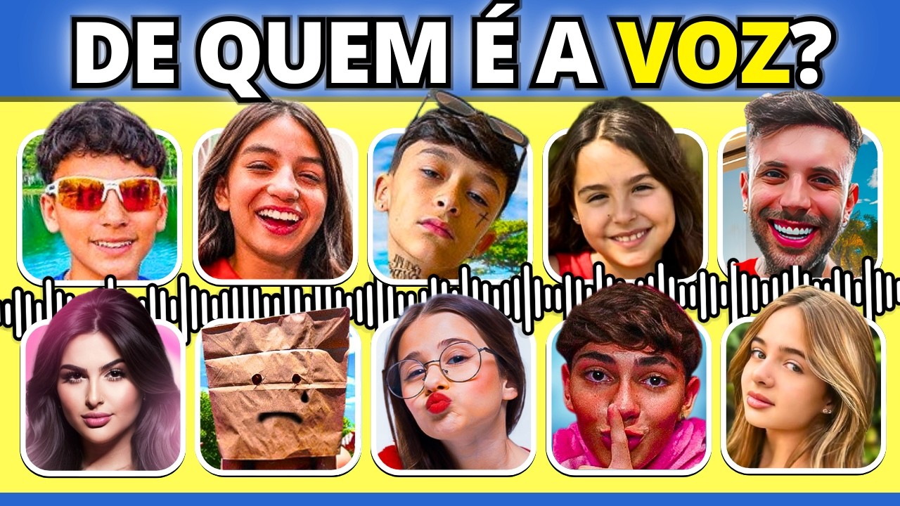 🔊 Adivinhe de Quem é a Voz? | Edição: Tropa do Taspio | Apenas 1% acerta tudo! 