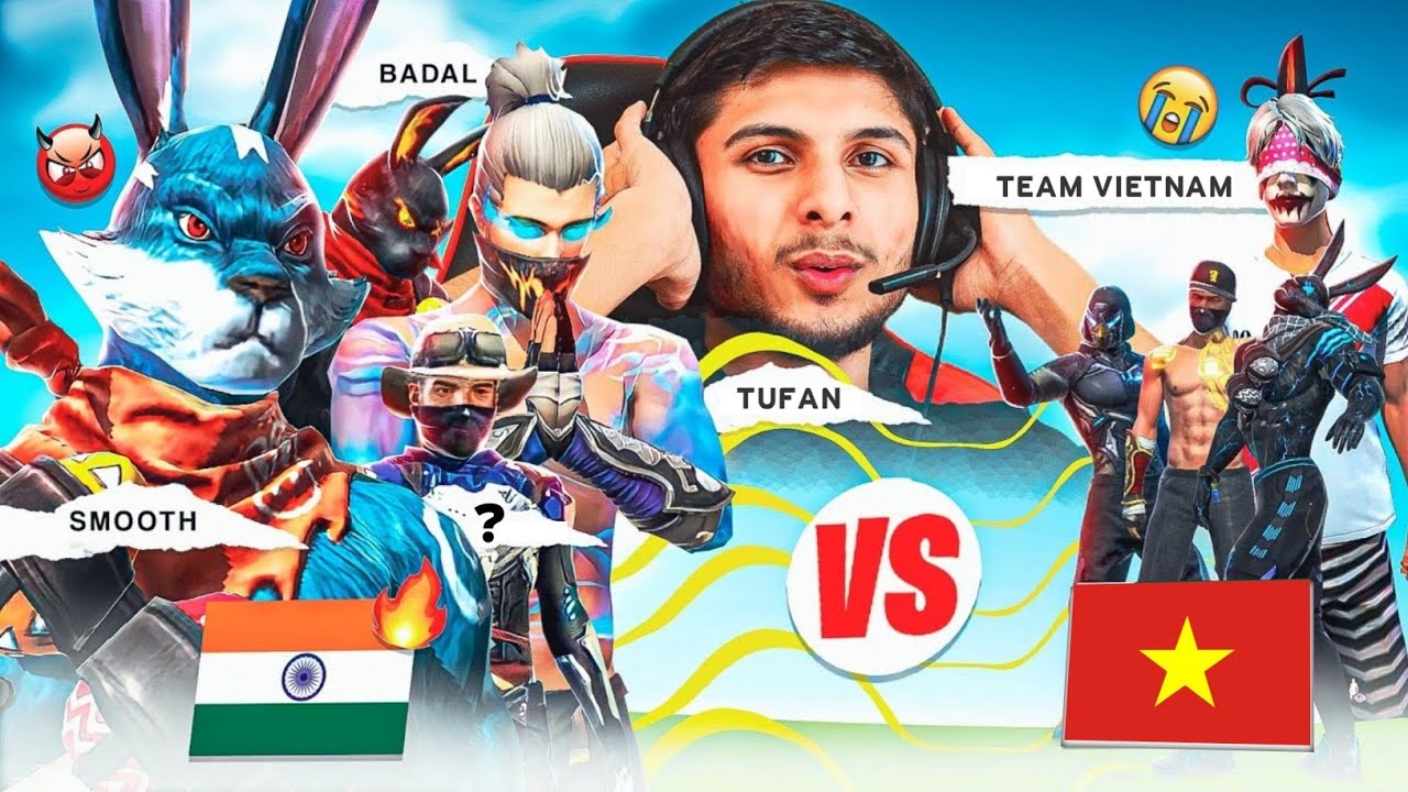 INDIA🇮🇳 VS VIETNAM🇻🇳 | NG VS OLD SQUAD👑 | 4VS4 | WHO WILL WIN ❓#freefire #nonstopgaming