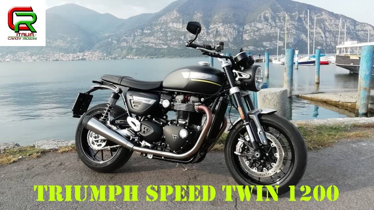 Triumph Speed Twin 1200 - 2021 test ride completo (English subtitles)