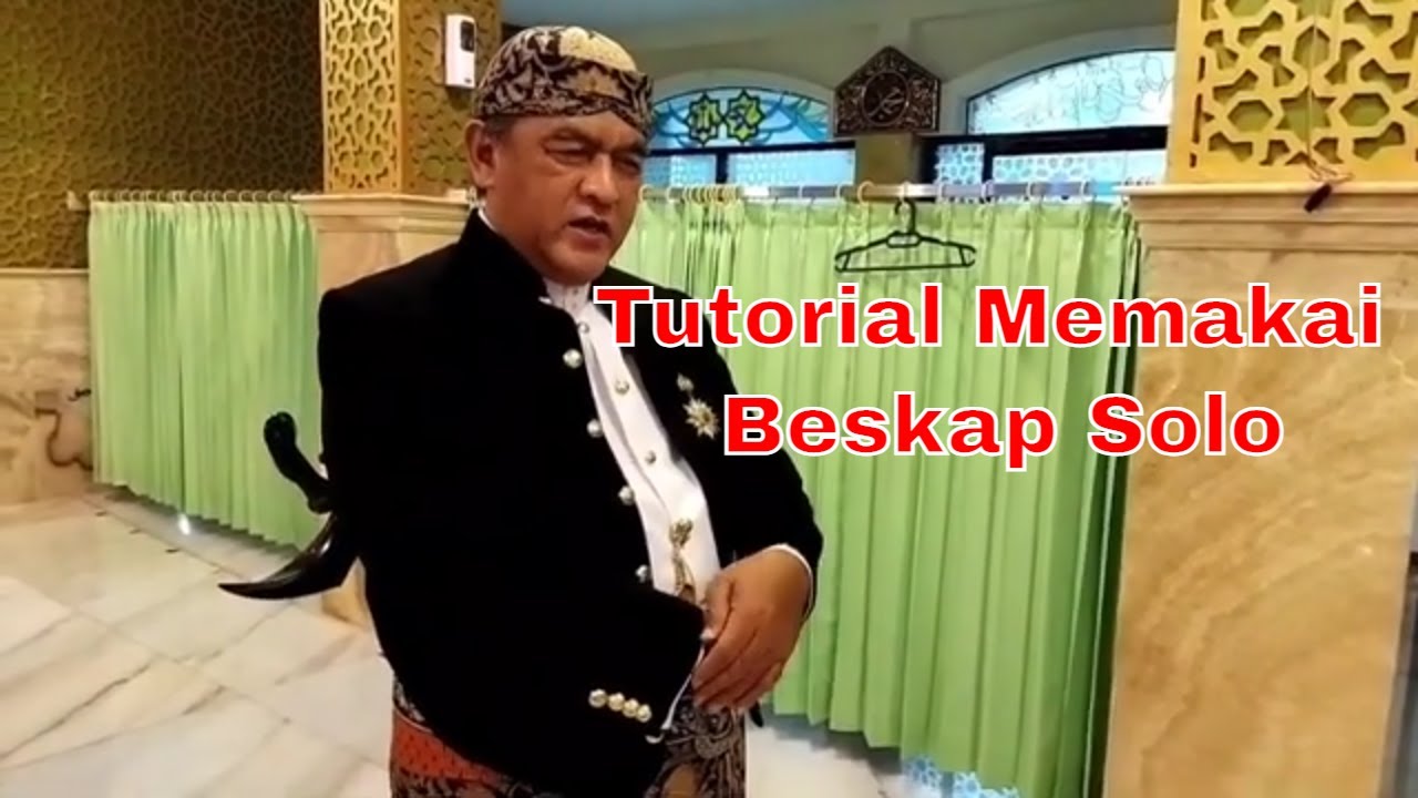 Cara Memakai Beskap @BudiPambiwara