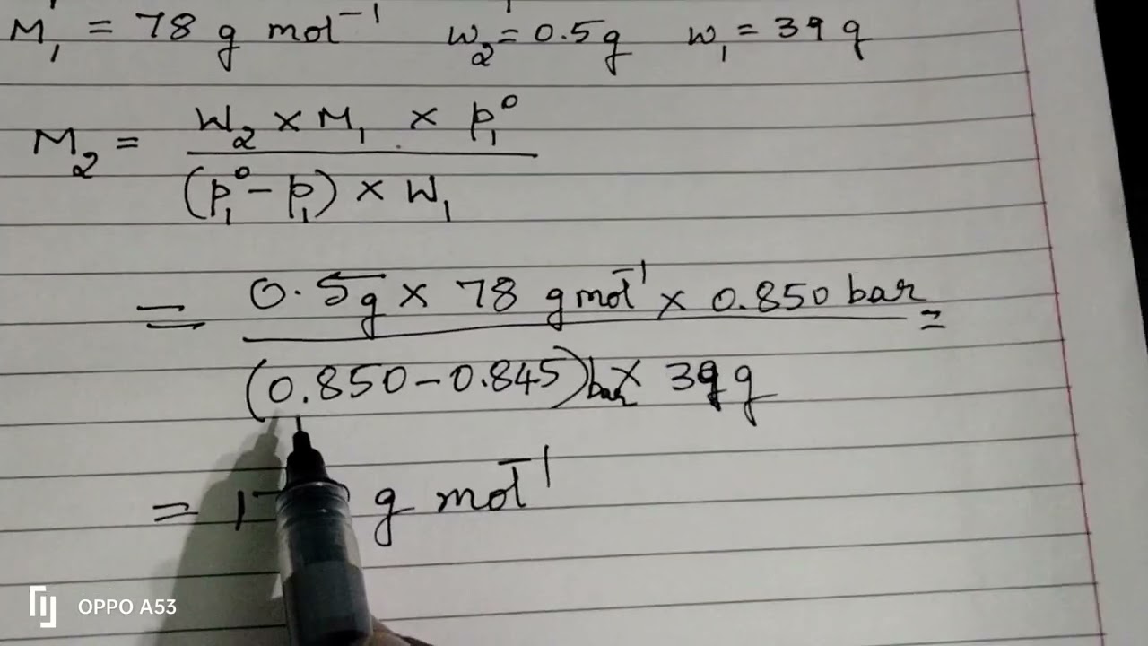 Numericals on Solutions chapter