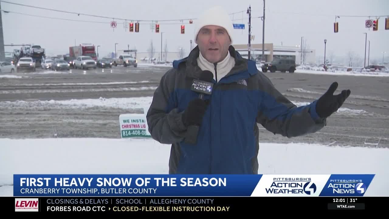 Snow report from Cranberry Township, Pennsylvania
