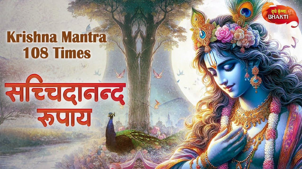 सच्चिदानन्द रूपाय | Sachidanand Rupaya | Krishna Mantra | 108 Times | Bhakti Song | Krishna Bhajan