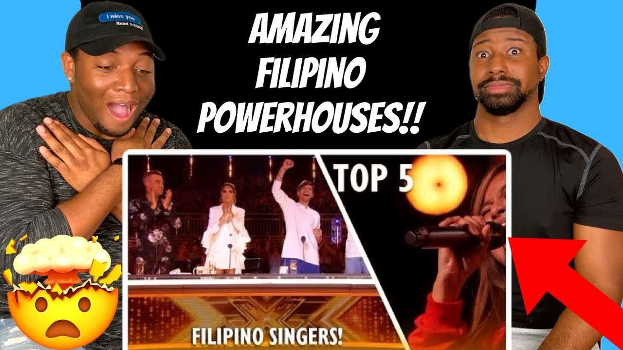 TOP 5 Most AMAZING FILIPINO SINGERS EVER ON X FACTOR UK! REACTION