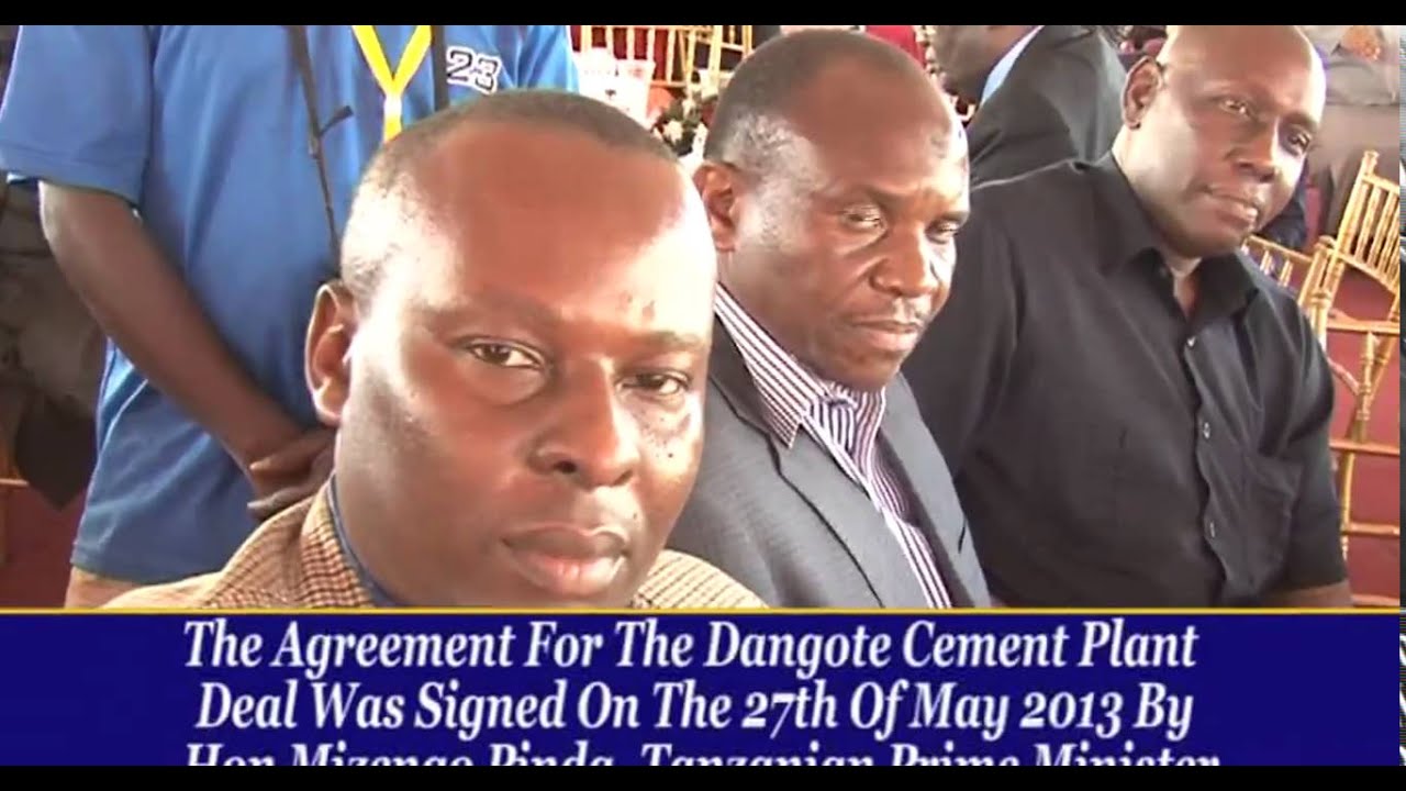 DANGOTE CEMENT PLANT LAUNCHED IN TANZANIA