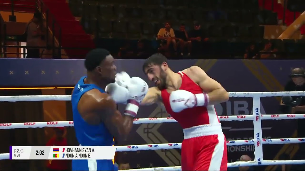 80kg HOVHANNISYAN Artush 🇦🇲 vs NGON A NGON Brandone 🇨🇲 | IBA 2025 Men’s WBCHs