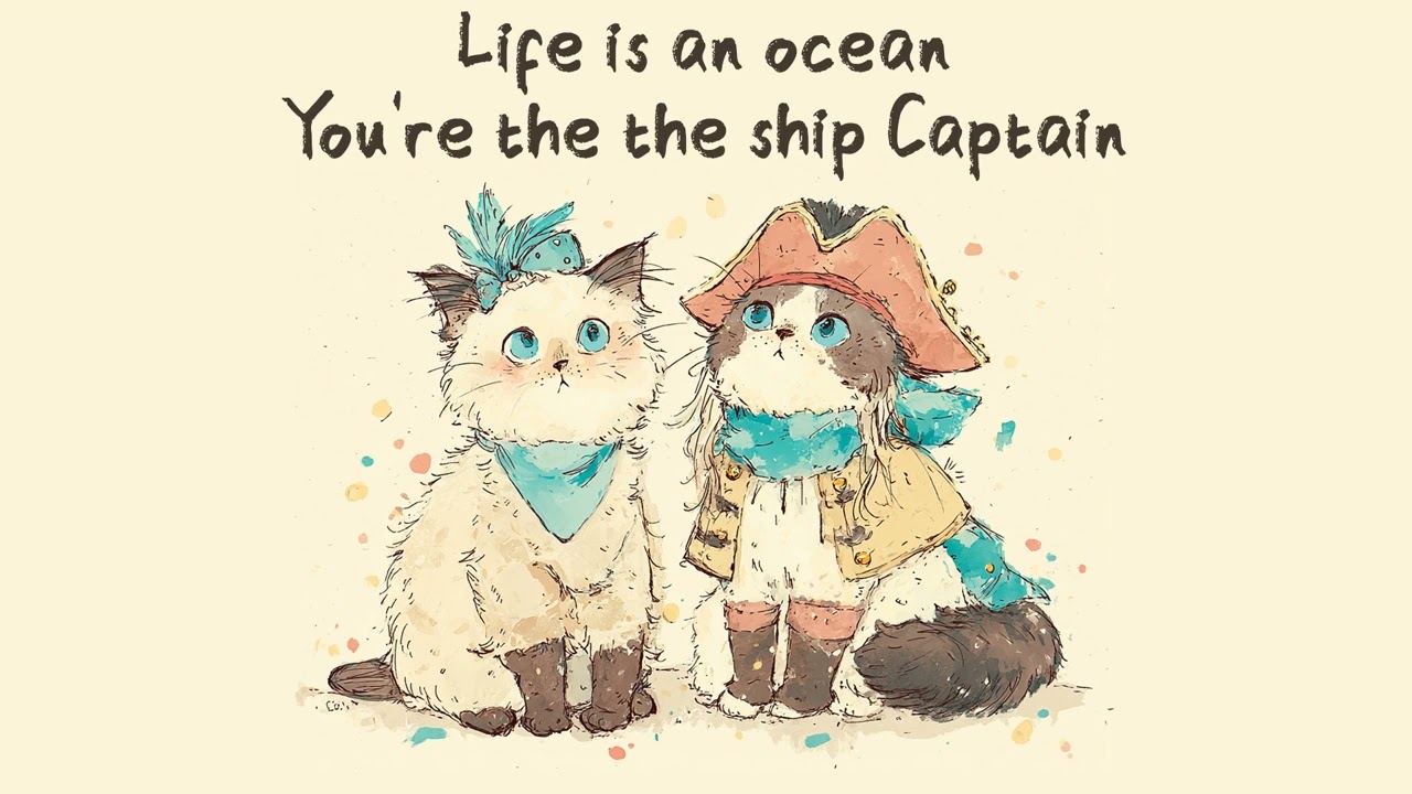 Life is an ocean, you're the ship Captain.