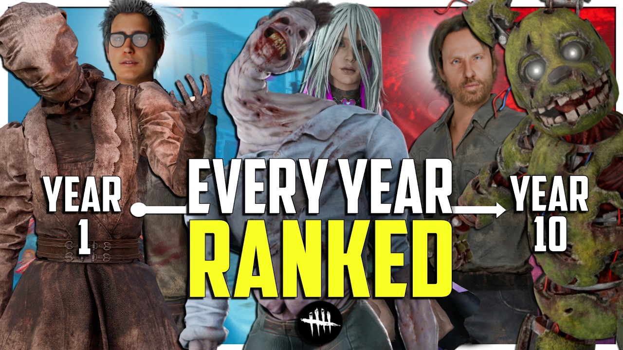 All 10 YEARS of Dead by Daylight RANKED!