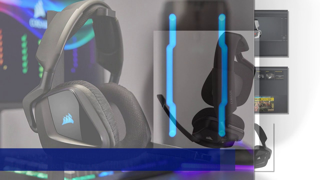 CORSAIR Void PRO RGB Wireless Gaming Headset - Dolby 7.1 Surround Sound
