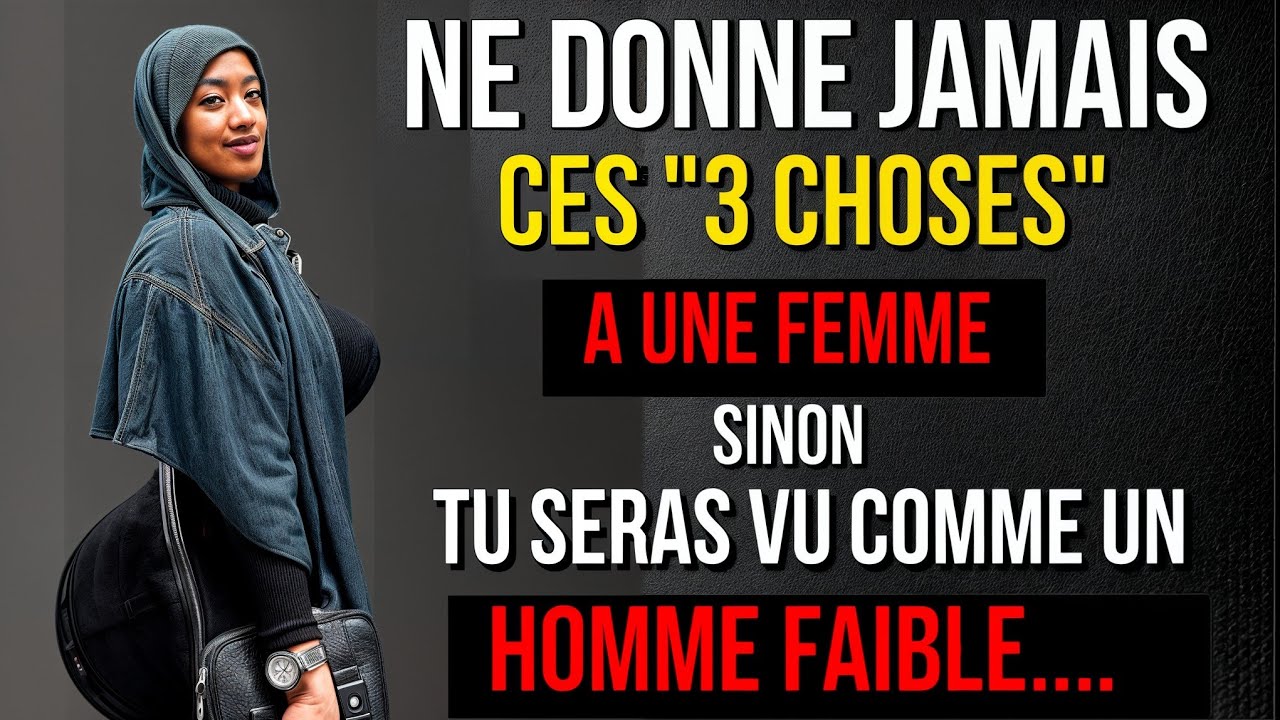 Les 3 choses qui te font passer pour un homme faible aux yeux des femmes