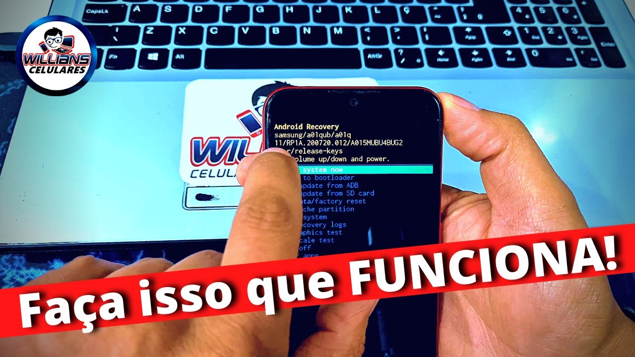 Desbloquear Conta Google Galaxy A01 Android 11 Atualizado