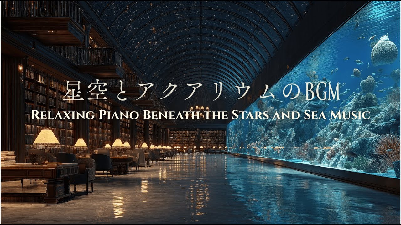 【夜のBGM】星空とアクアリウムに包まれる、ひとり時間｜A Quiet Night Surrounded by Stars and Aquarium