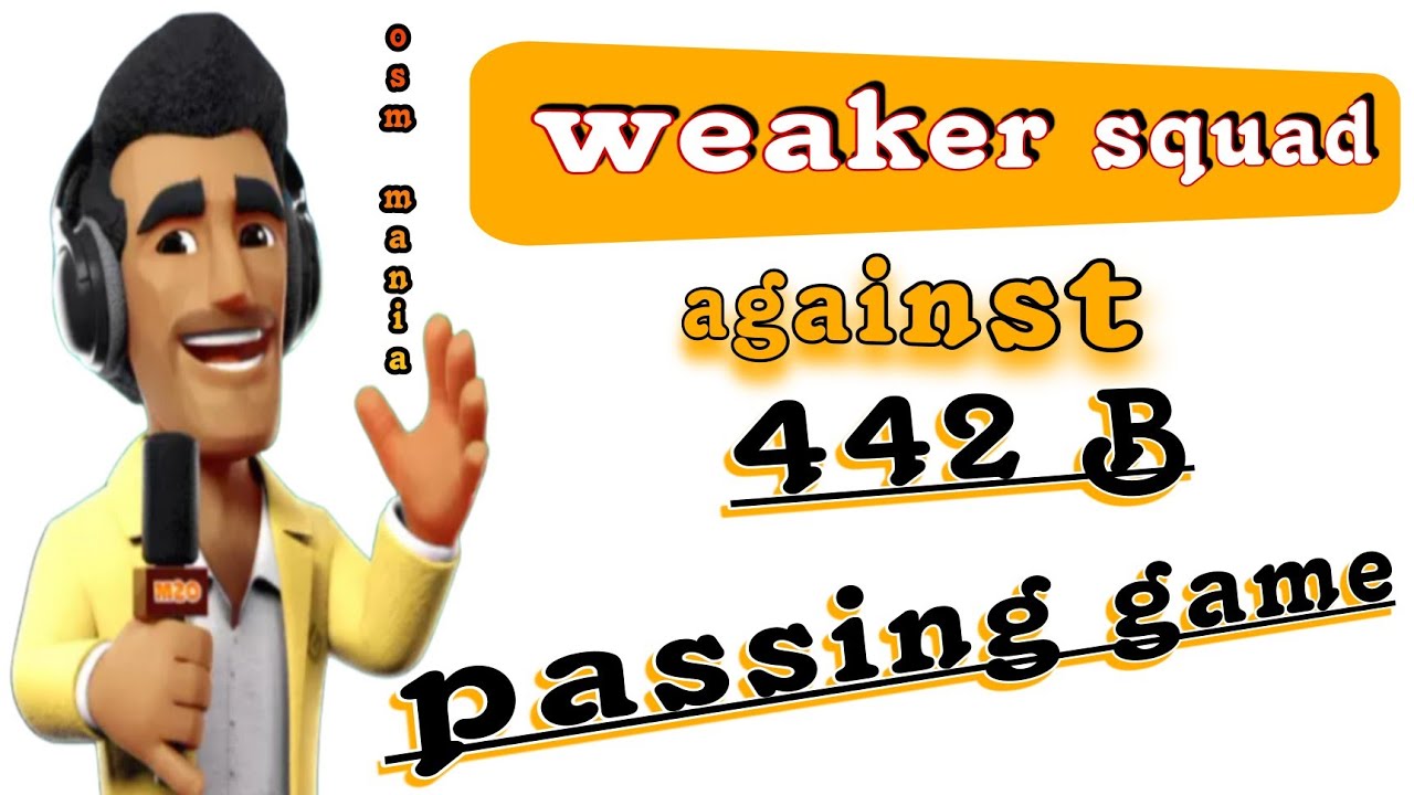 OSM TACTICS 2024 : One Choice to Beat OSM 442B Pass   ( play away with weaker squad)