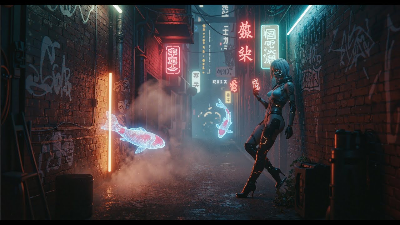 Lunar Codec - Cyberpunk Style Synthwave & Minimal Mix | Neon Nights
