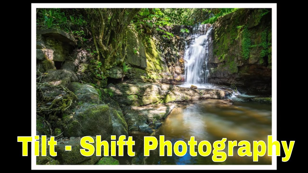 Landscape Photography, Waterfall and Bluebells with a Tilt Shift Lens. vlog filmed on Canon m50