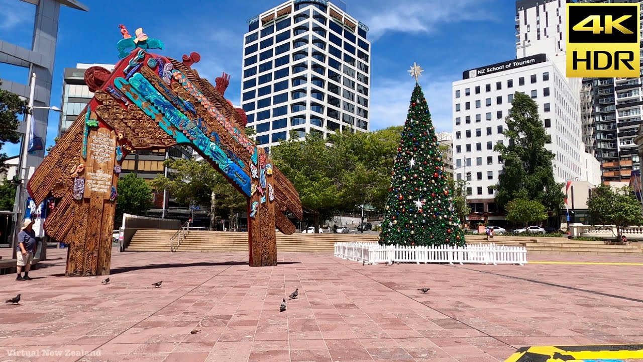 【4K HDR】Walk Tour Auckland City New Zealand!