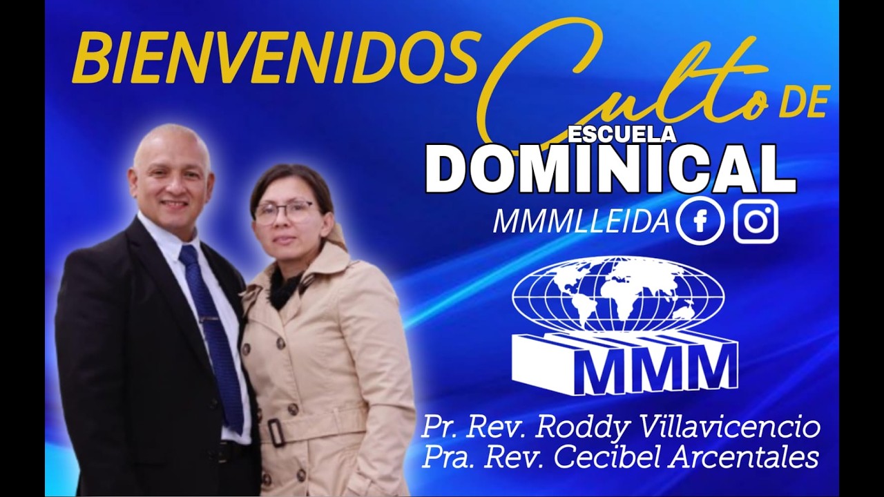 𝘾𝙐𝙇𝙏𝙊 𝘿𝙀 𝙀𝙎𝘾𝙐𝙀𝙇𝘼 𝘿𝙊𝙈𝙄𝙉𝙄𝘾𝘼𝙇 💒📖 / 𝙍𝙀𝙑. 𝙍𝙊𝘿𝘿𝙔 𝙑𝙄𝙇𝙇𝘼𝙑𝙄𝘾𝙀𝙉𝘾𝙄𝙊  |  𝙋𝙍𝘼. 𝘾𝙀𝘾𝙄𝘽𝙀𝙇 𝘼𝙍𝘾𝙀𝙉𝙏𝘼𝙇𝙀𝙎|| MMM  LLEIDA
