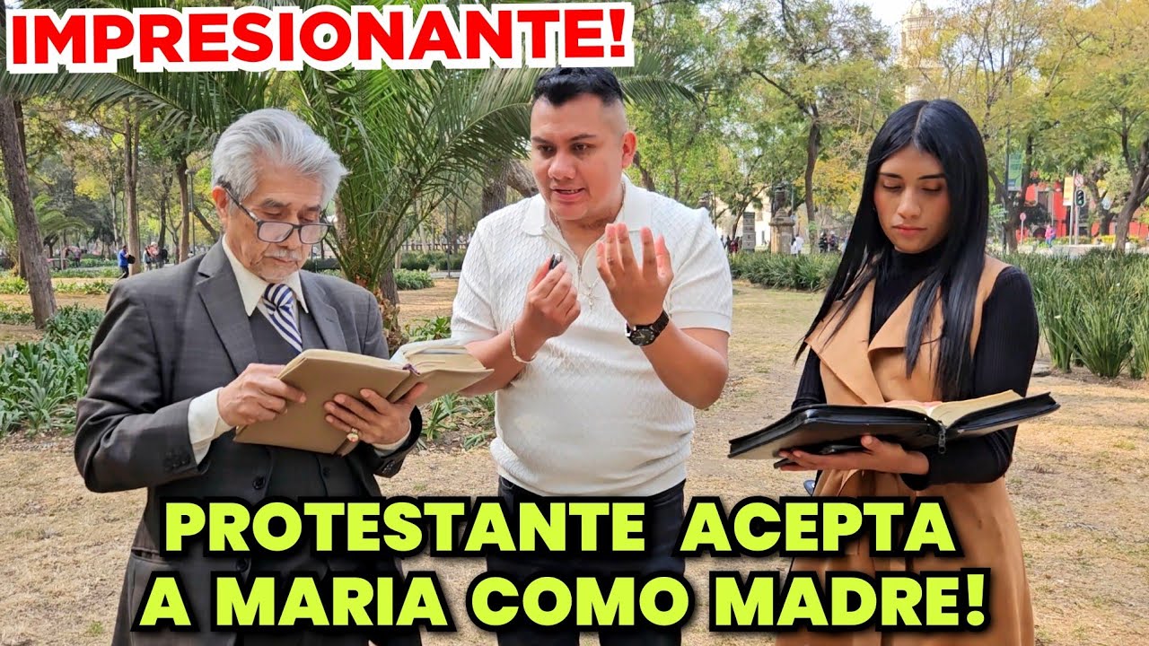 🚨IMPACTANTE! Protestante ACEPTA a maria como madre‼️🥶😱  