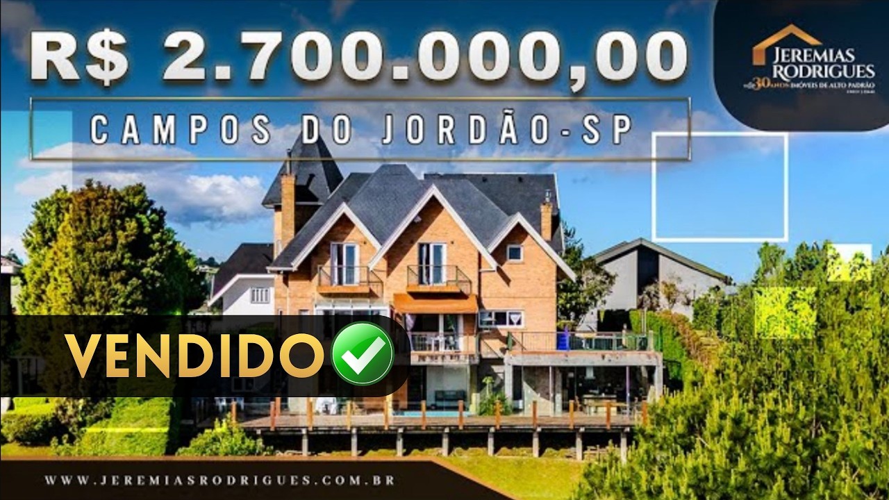 Um Refúgio Majestoso à Venda em Campos do Jordão 🏡 | 4 Suítes | Condomínio Villa Dei Fiori