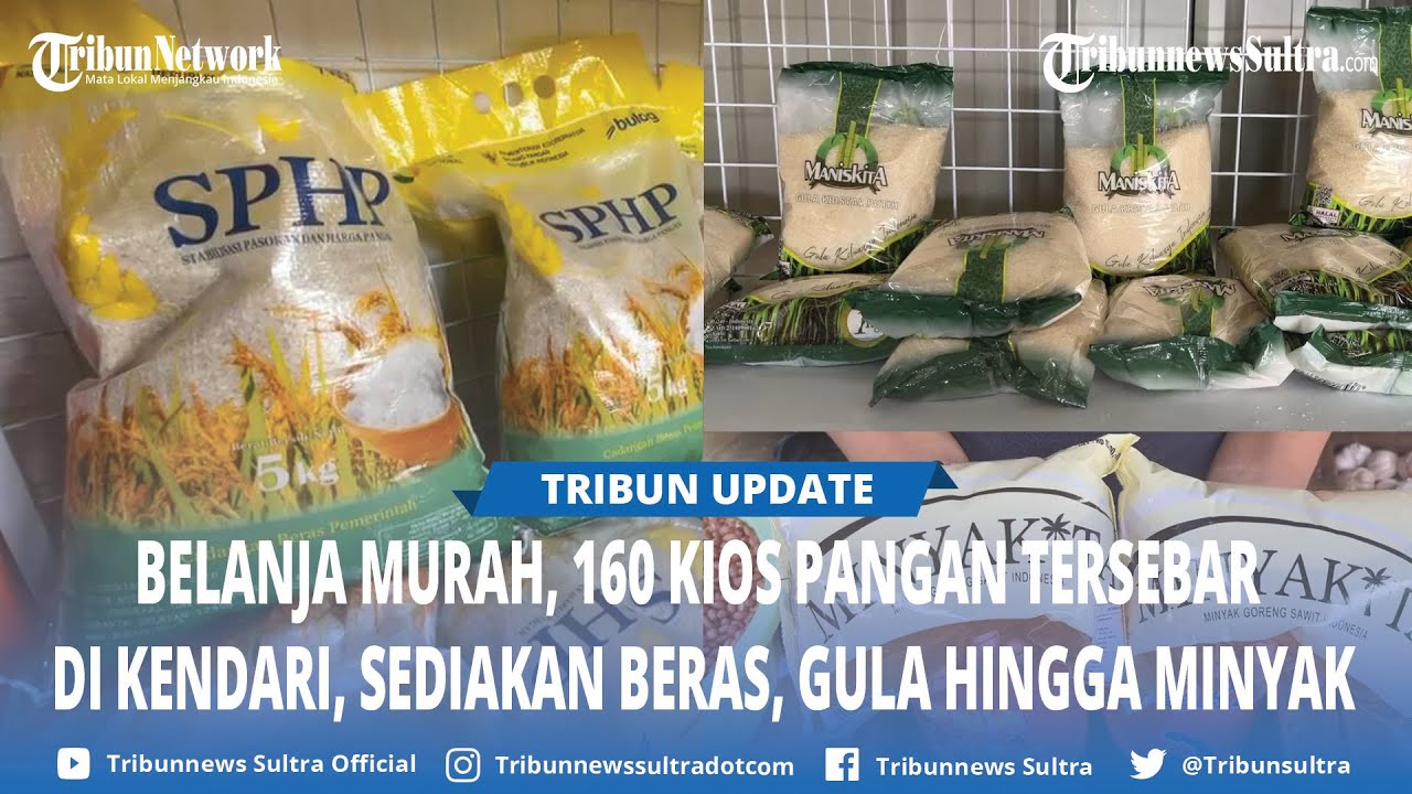 Kendari Punya 160 Kios Pangan Tersebar di 11 Kecamatan, Sediakan SPHP hingga Gula, Syarat Jadi Mitra