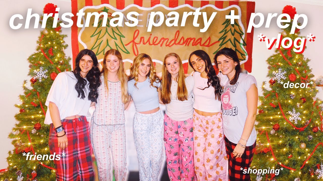 christmas party + prep vlog 💌✨ *vlogmas day 17*