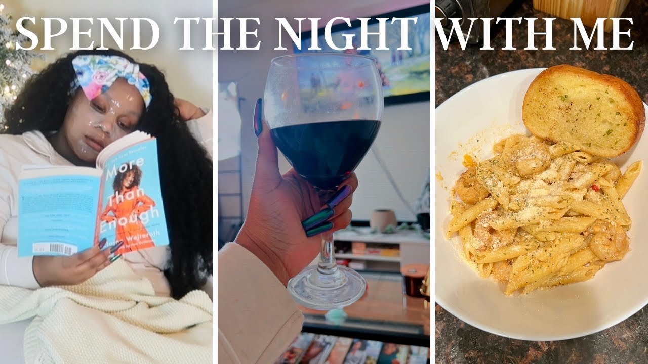 VLOG | SOLO DATE NIGHT AT HOME + COOK WITH ME + SELF CARE