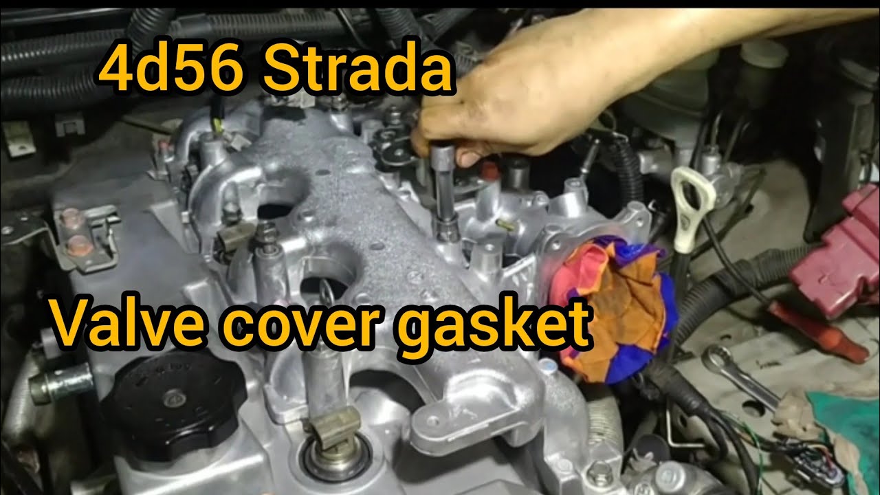 Mitsubishi Strada 4d56 paano mag palit ng  valve cover gasket