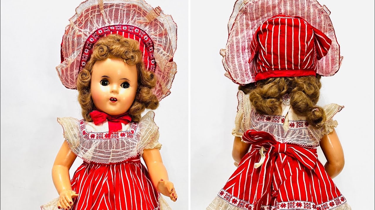 Boneca Antiga Massa de Composição Estrela anos 40 / 50