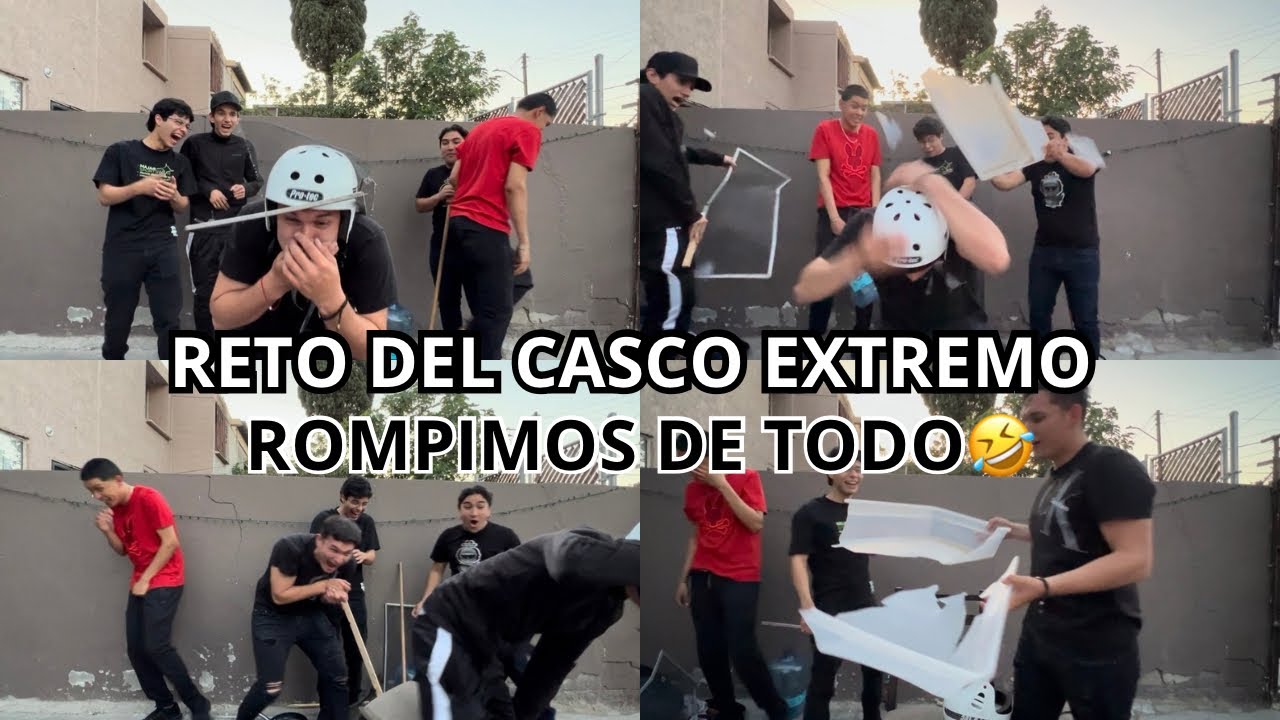 RETO DEL CASCO “EXTREMO” | NOS PASAMOS🤣 | Julio El Diiisney