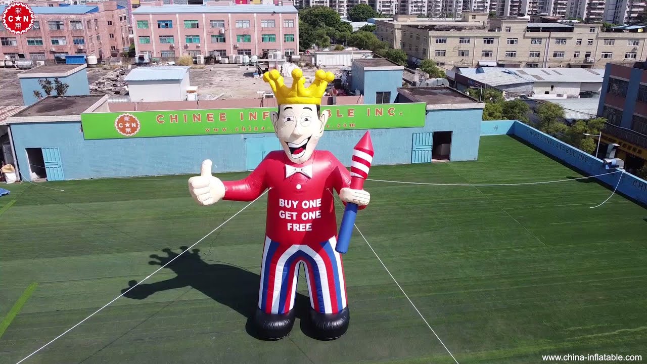 Giant advertising inflatable cartoon King theme promotional character Chinee Inflatable Cartoon2-380