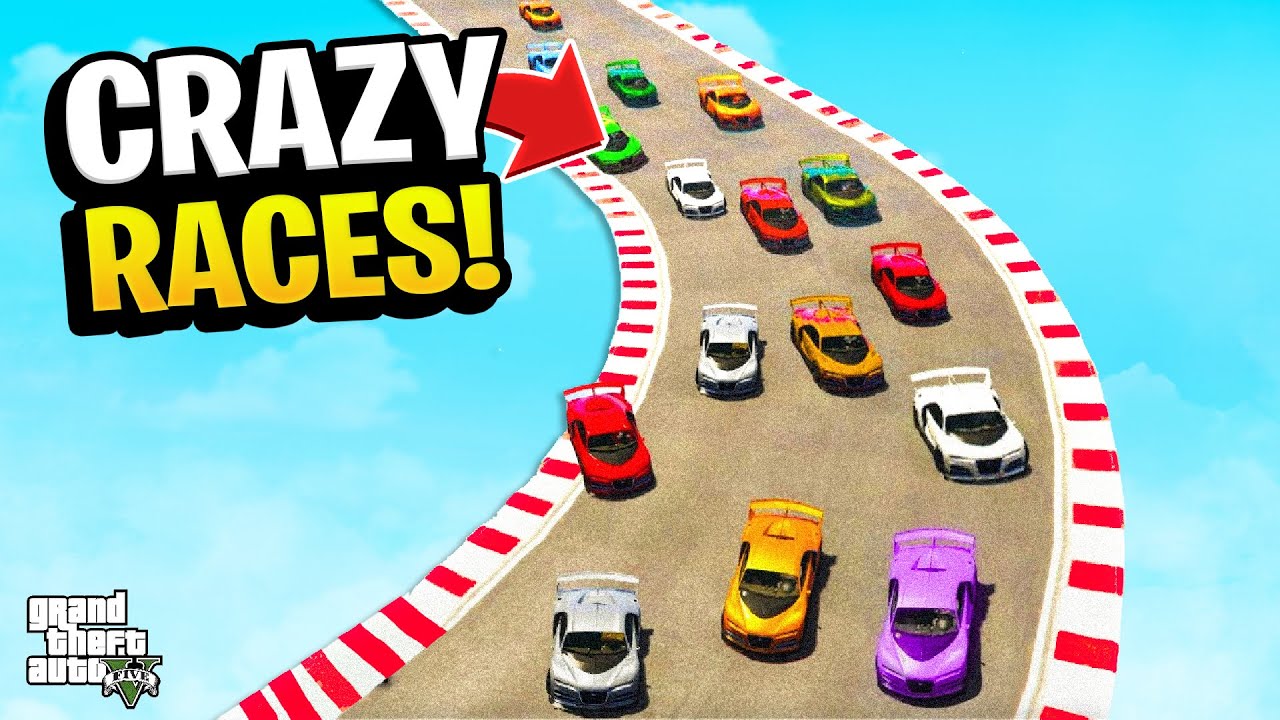 THIS WAS THE FUNNIEST CAR PARKOUR RACE IN GTA 5!