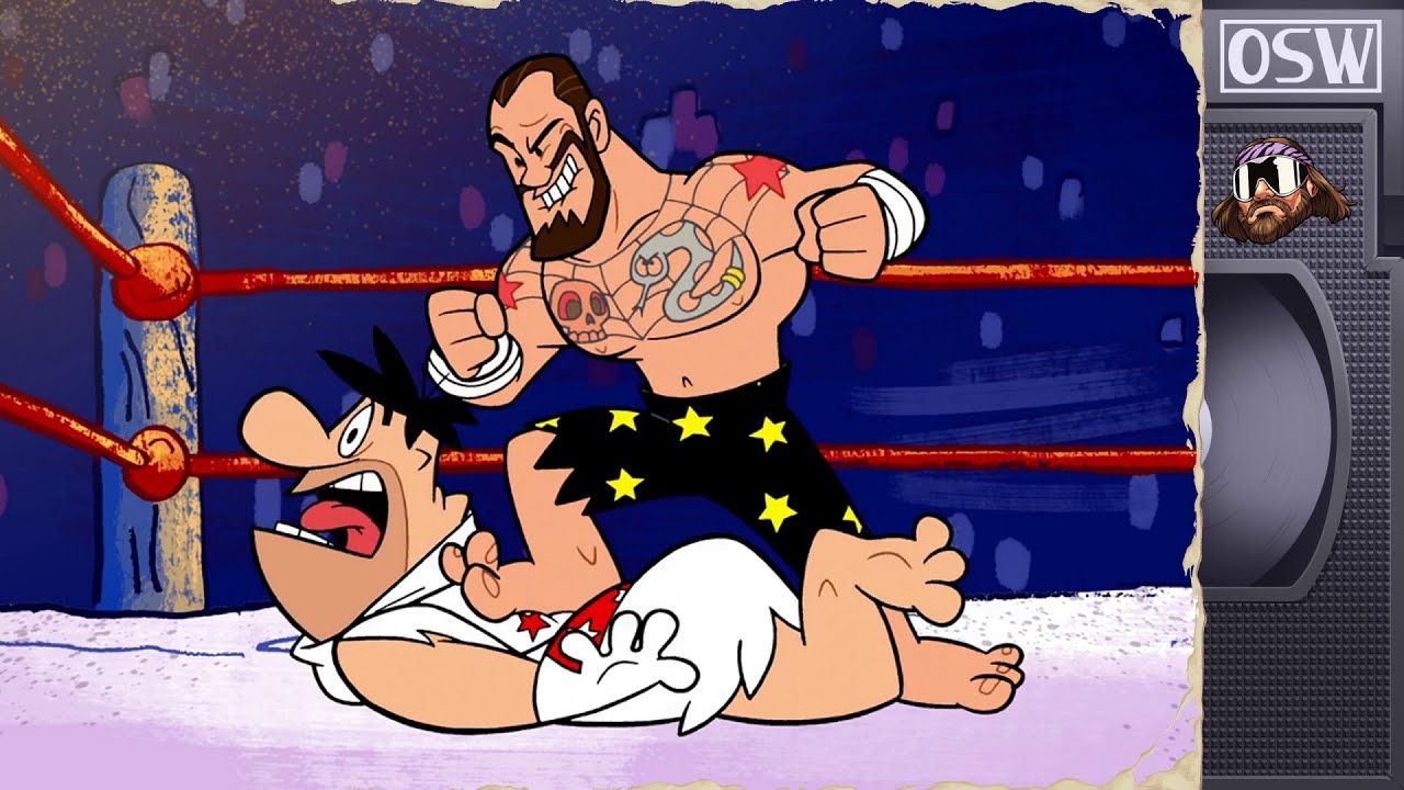 CM PUNK in WWE Flintstones Stone Age Smackdown! - OSW Review #48