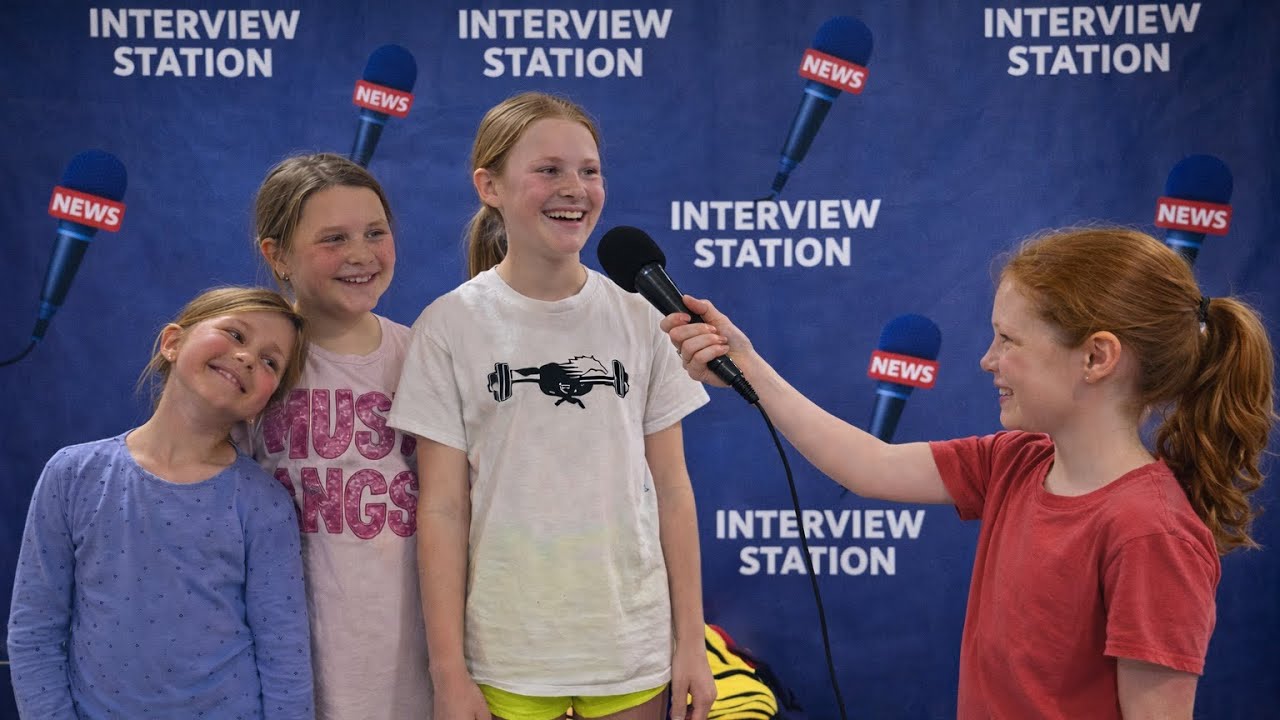 Interviewing my cousins and sister
