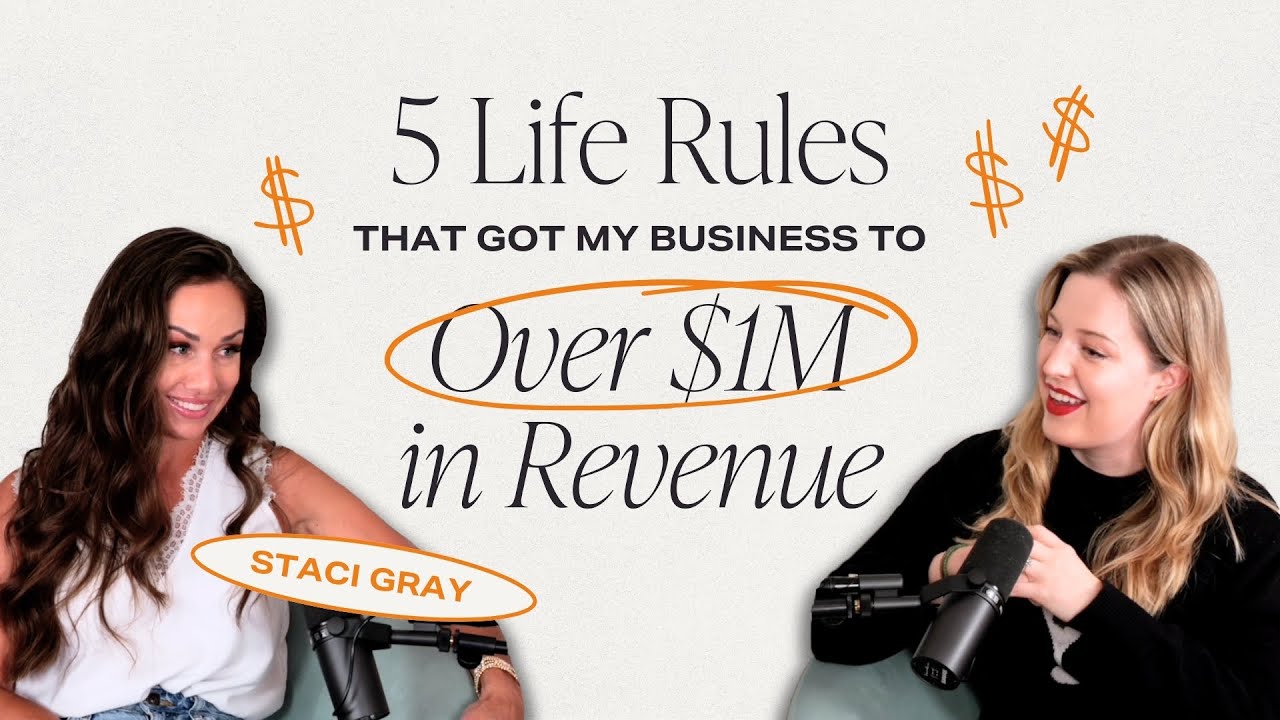 Millionaire Talks: Life rules & boundaries to rapidly scale your business w/Staci Gray