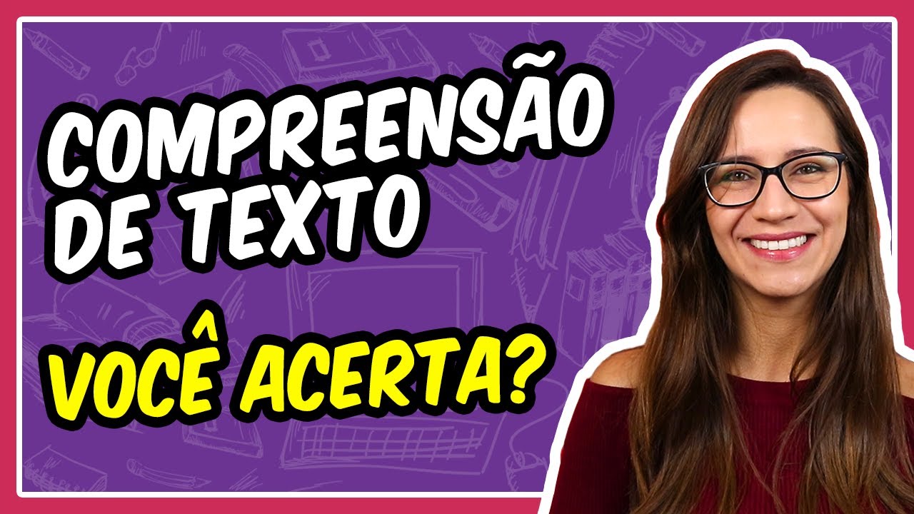 Questão sobre COMPREENSÃO de TEXTO da VUNESP! Você acerta? || Prof. Letícia Gòes