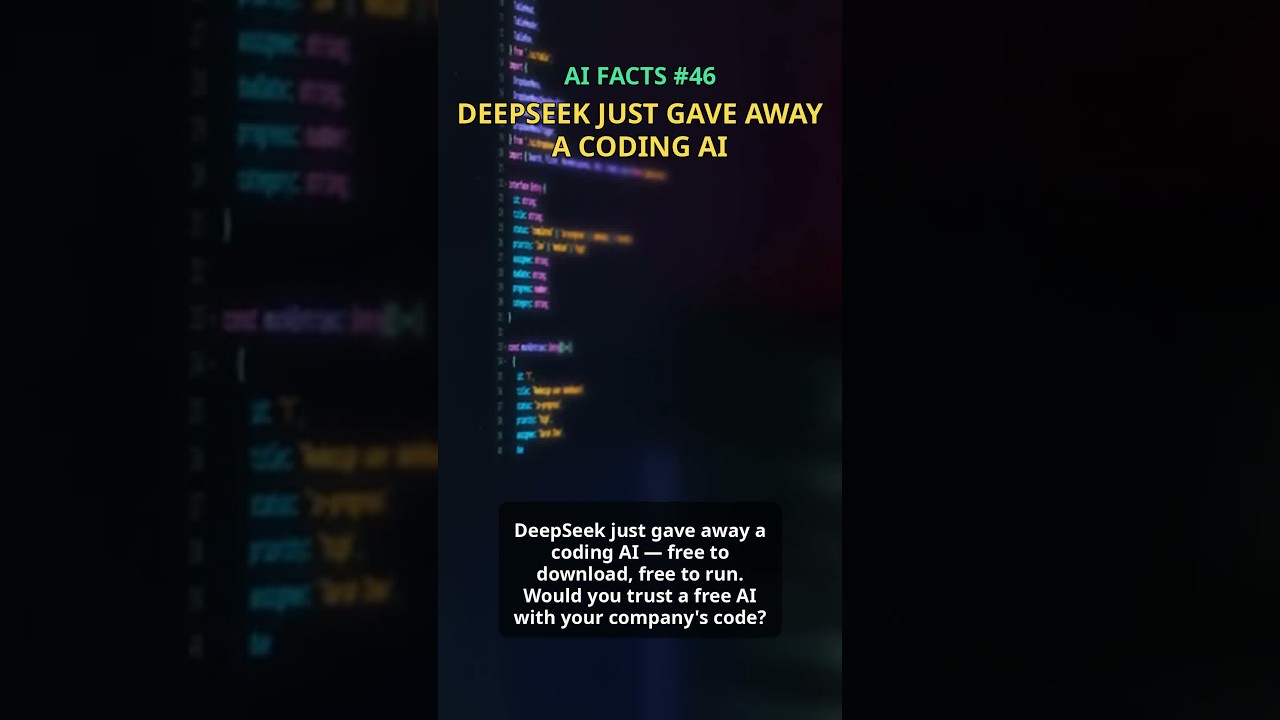 DeepSeek Just Gave Away a Coding AI: Free | AI Facts #46