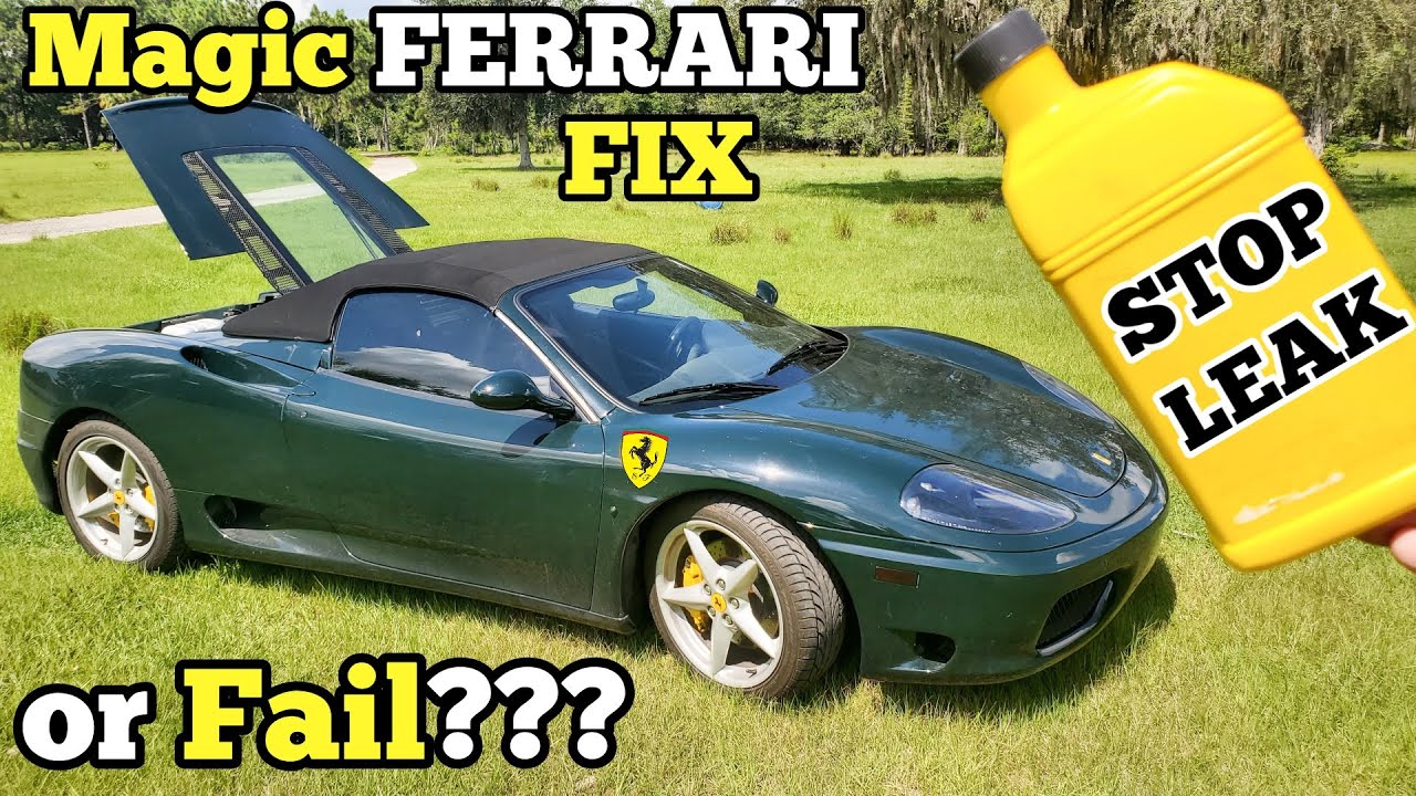 My Review of Engine Oil Stop Leak "Reseal" on my Ferrari 360
