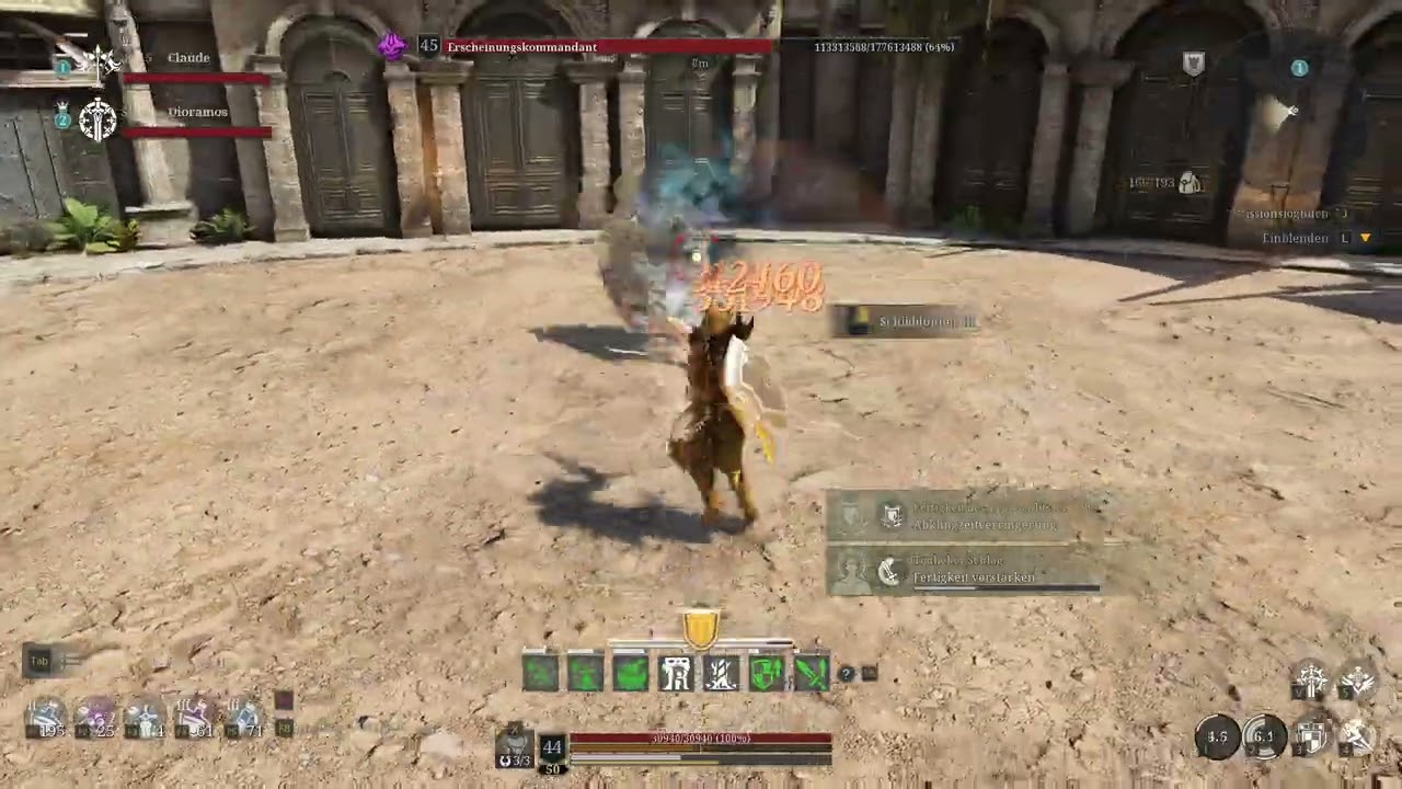 Bless Unleashed: Arena Dimensional lvl 5 Crusader Solo in 6:30!