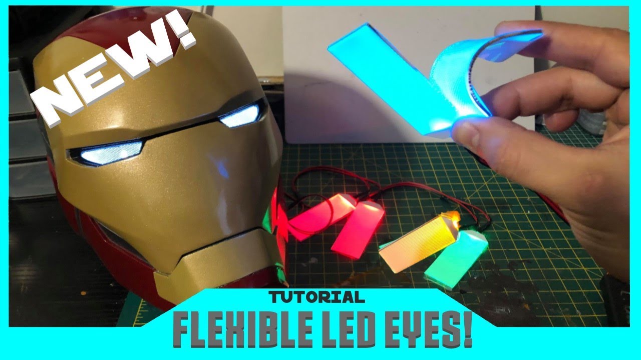 New Flexible Cosplay LED Eyes! - Functional See-Through LED Eye Lenses - Tutorial