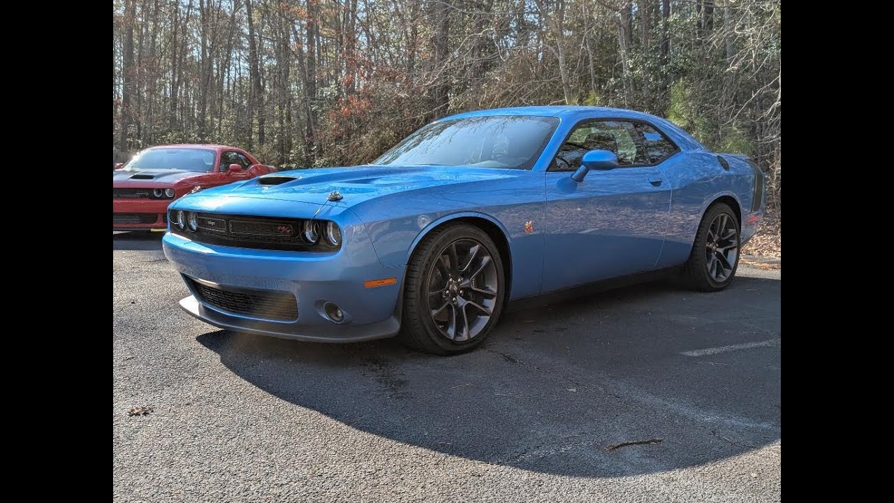 2023 Dodge Challenger R/T Scat Pack - B5 Blue, 6- Speed Manual - Online Auction Preview.