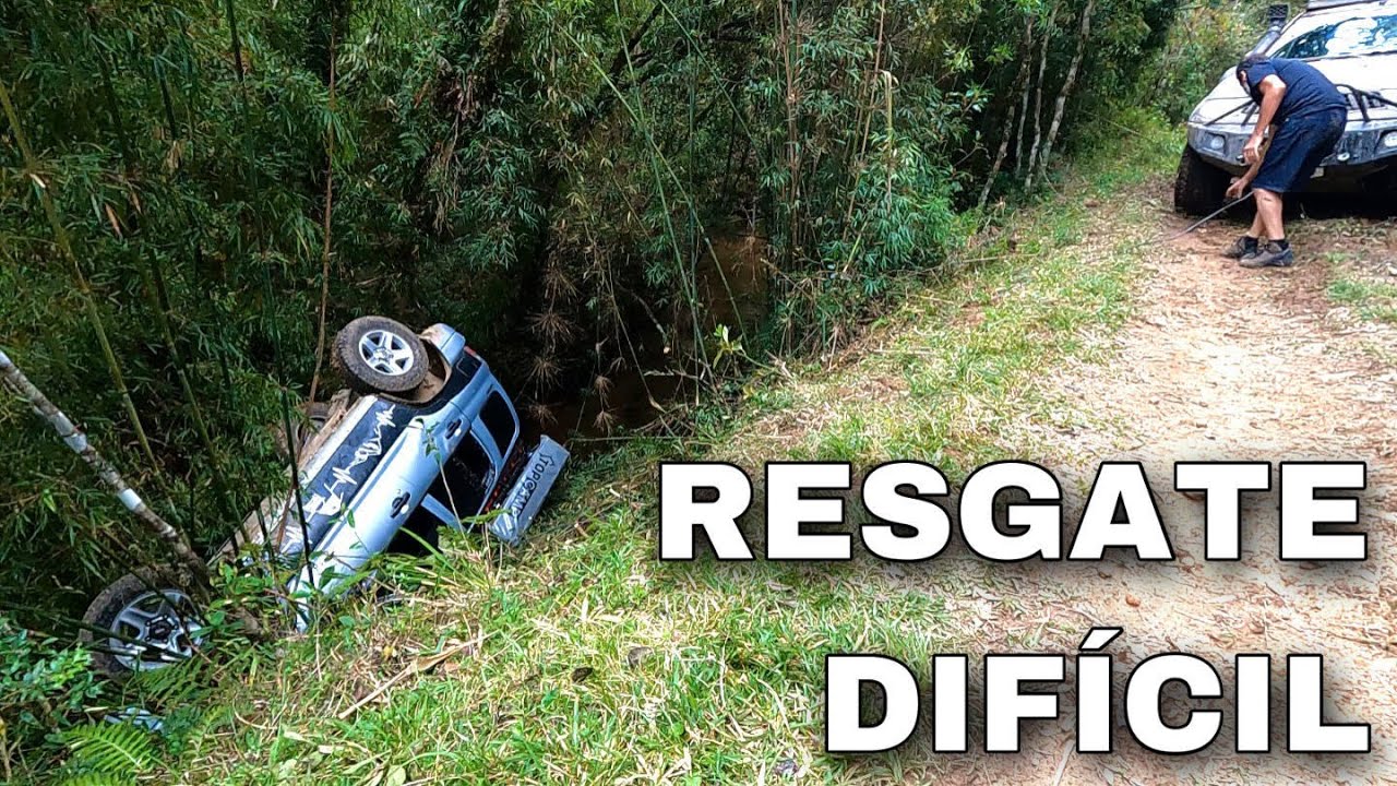 RESGATE DIDÍCIL NA FLORESTA | ACIDENTE NA TRILHA COM OVERLAND
