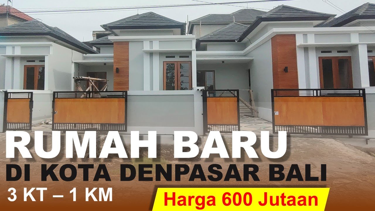 Rumah baru di Kota Denpasar Bali || Harga 600 jutaan