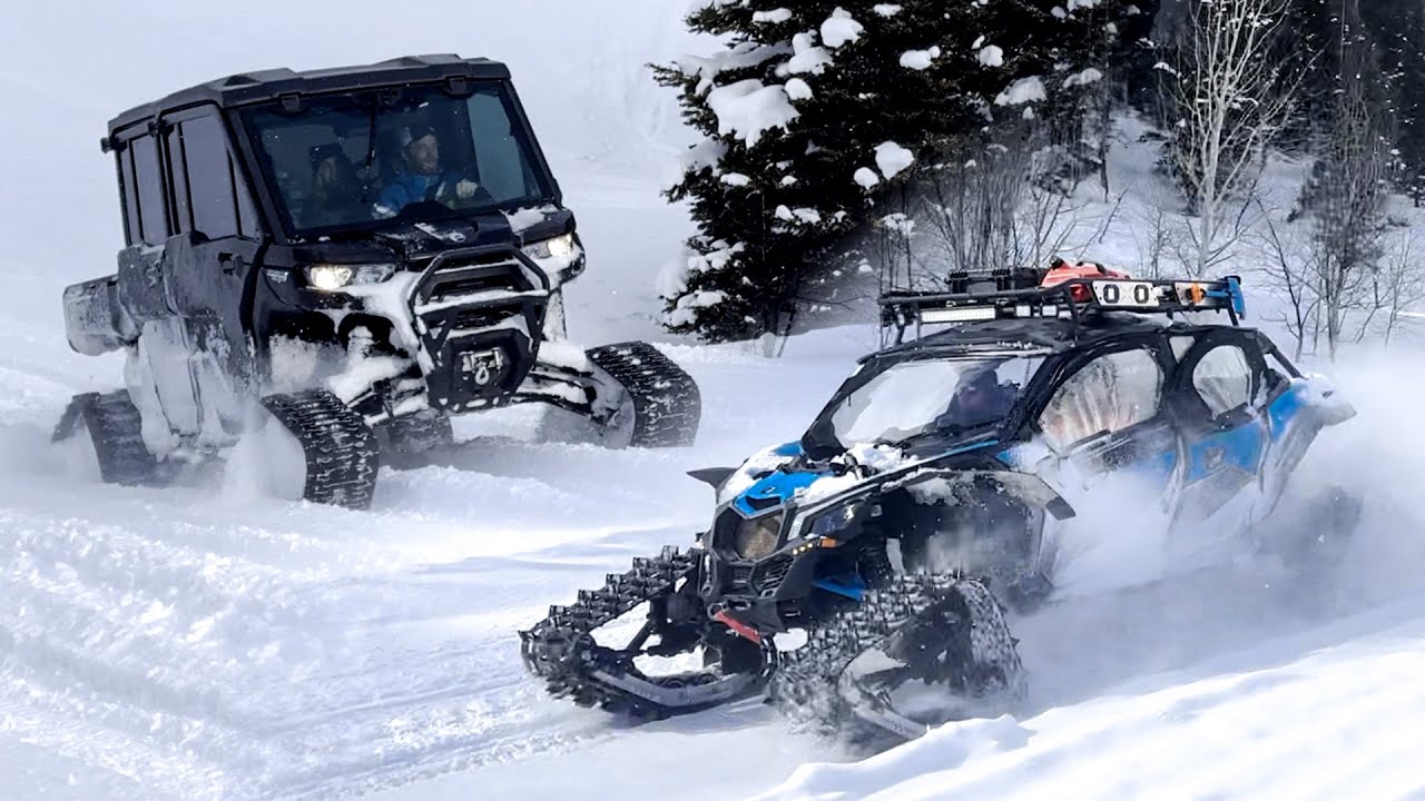 Can Am X3 против Defender на ТРАССАХ! (Приключение Utah Mountain SXS)