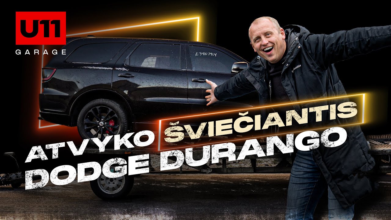 Atvyko šviečiantis DODGE DURANGO!