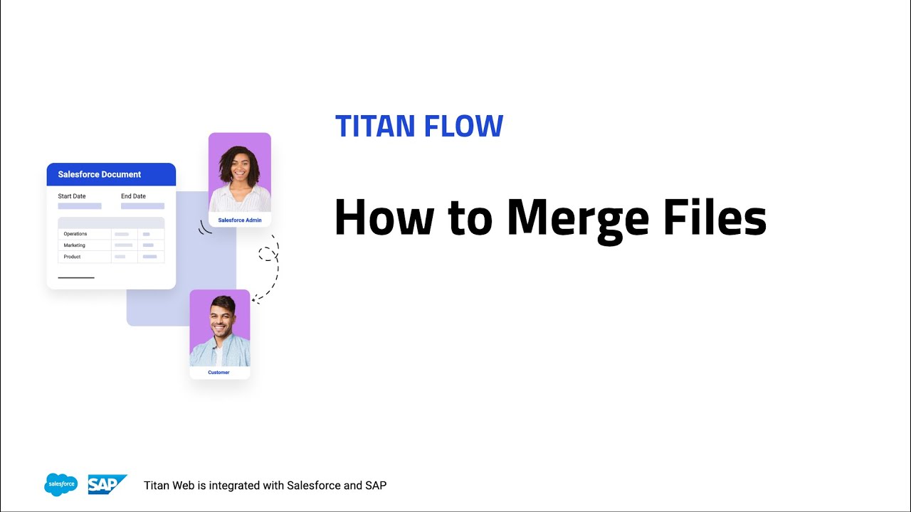 Salesforce Flow: How to Merge Files with Titan's No-Code Automation