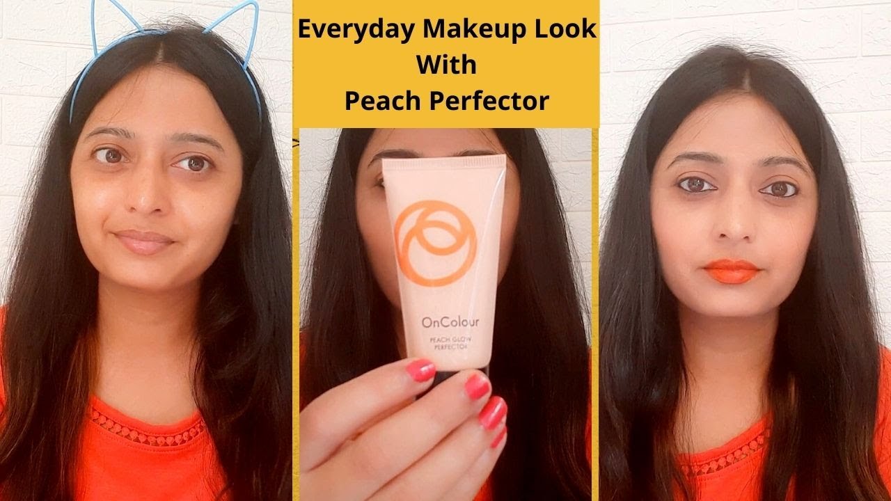 Everyday Natural Makeup Look with *NEW* Oriflame oncolour peach glow perfector | By HnBStation